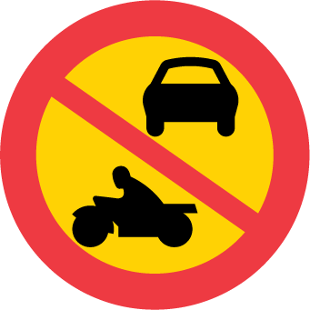 C3 Förbud mot motordrivet fordon